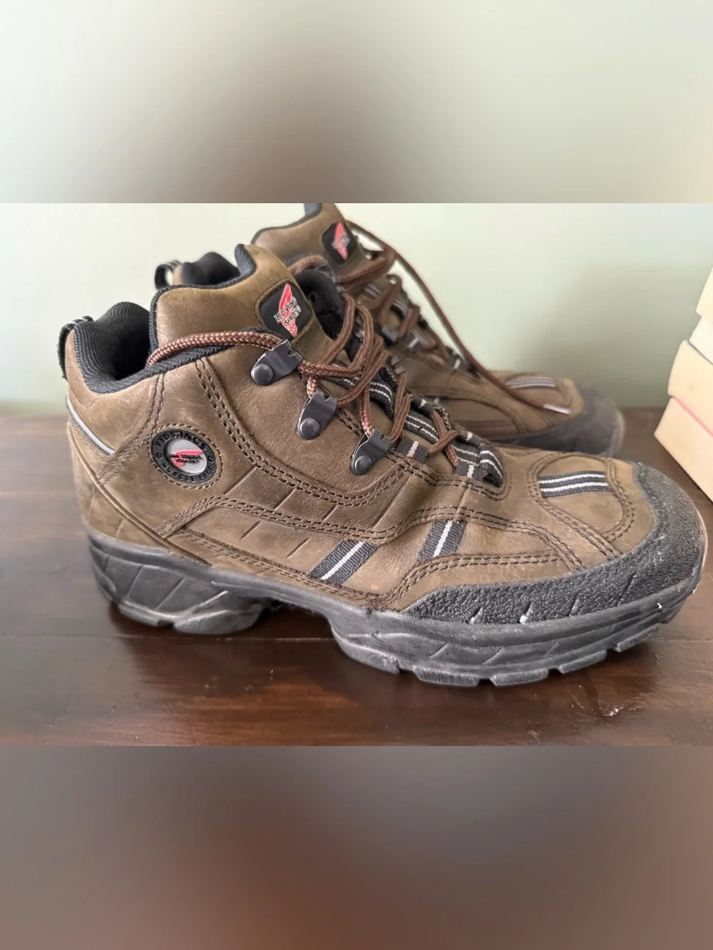 Men's Brown Outdoor Boots- Red Wings
